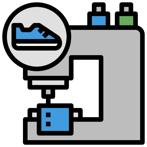 Sewing machine Surang Lineal Color icon