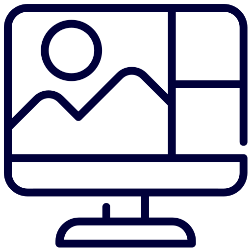 Monitor Generic Detailed Outline icon