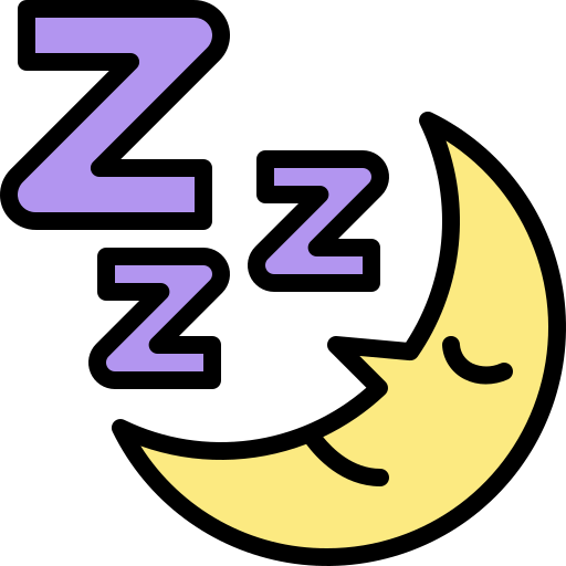 Sleeping - free icon