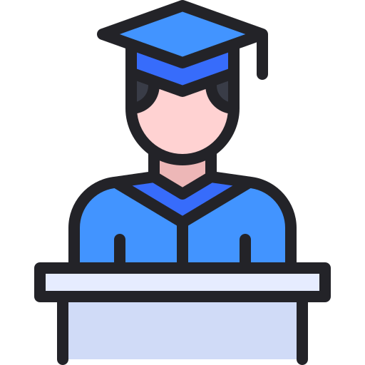 graduación icono gratis