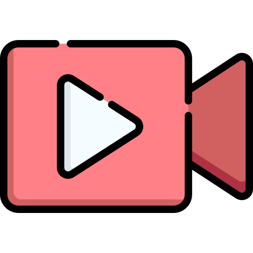 Video play button like simple replay icon Vector Image