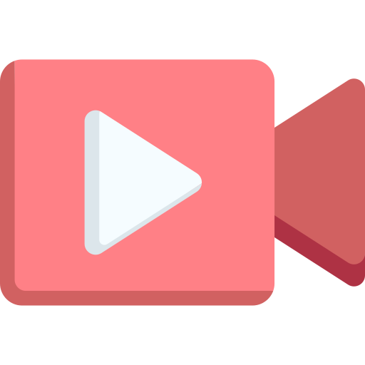 reproductor de video icono gratis