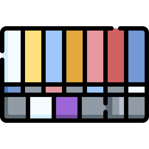 Color Bars Free Icon