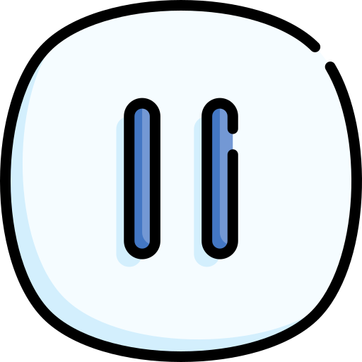 Pause button - free icon