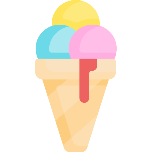 cucurucho de helado icono gratis