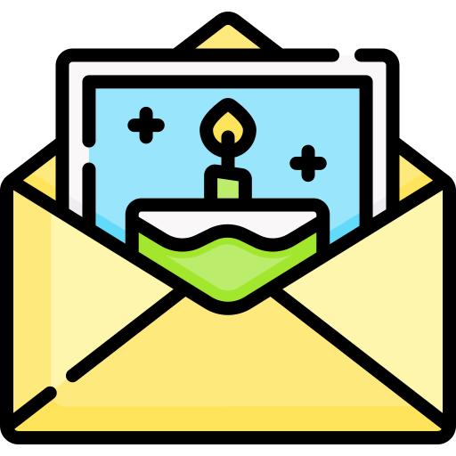 Greeting card free icon