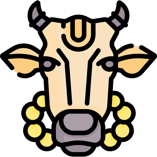 vaca sagrada icono gratis