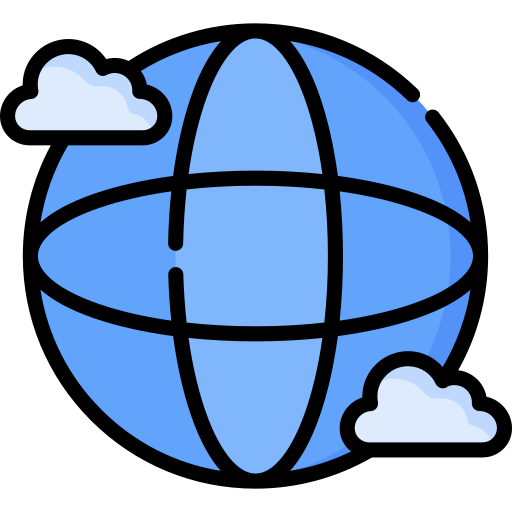 Earth grid free icon