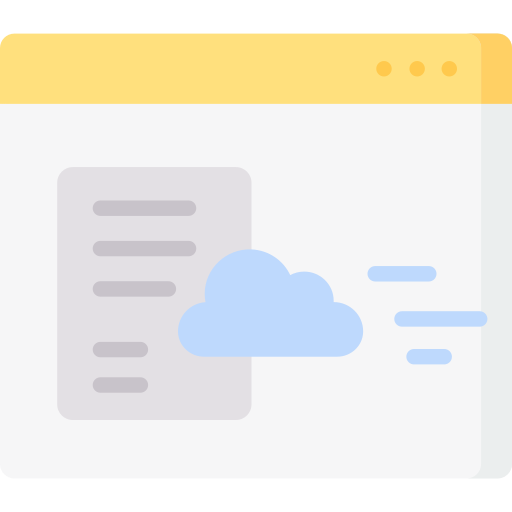 servidor en la nube icono gratis