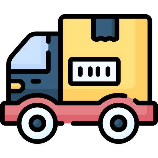 Delivery truck Special Lineal color icon