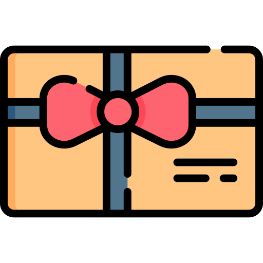 Gift card Special Lineal color icon