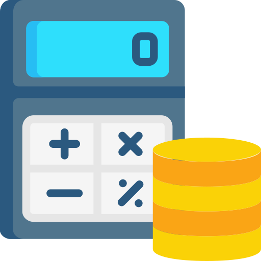 flat accounting icons