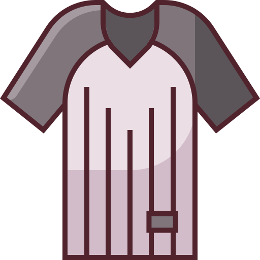 Referee jersey Generic Outline Color icon