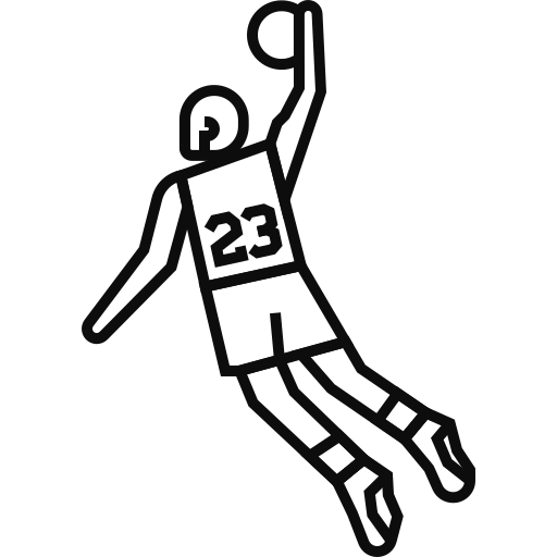 joueur de basketball Icône gratuit