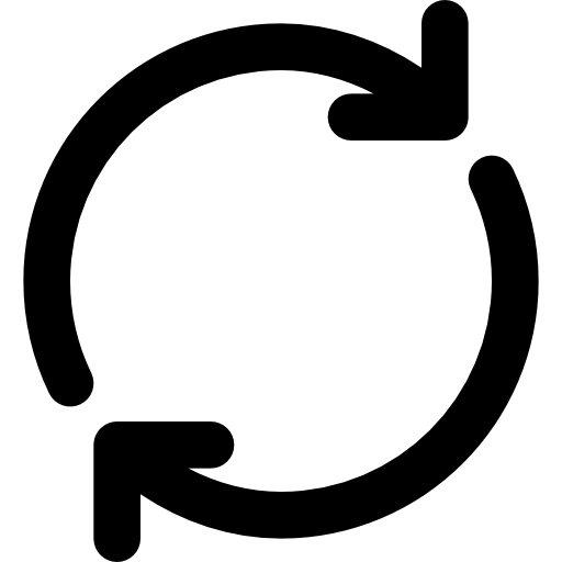 Refresh Basic Black Outline icon