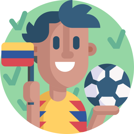 fanático del fútbol icono gratis