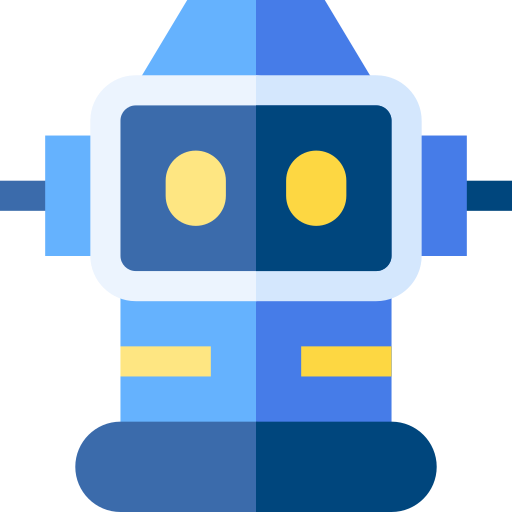 Robot Basic Straight Flat icon