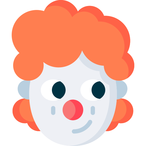 payaso icono gratis