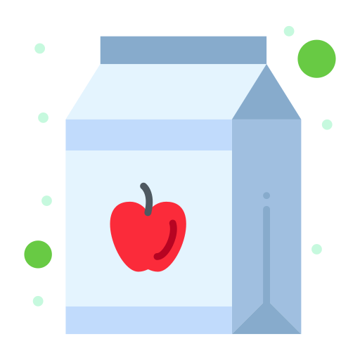 jugo de manzana icono gratis