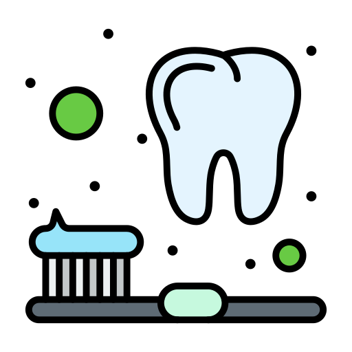 limpieza dental icono gratis