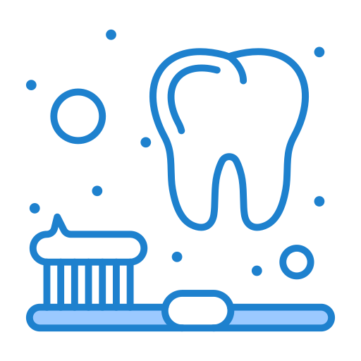 limpieza dental icono gratis