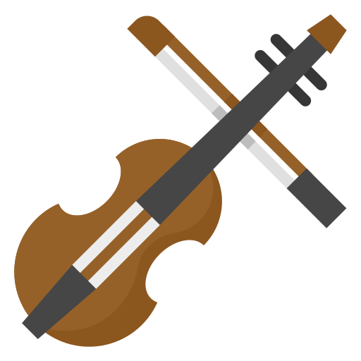 violín icono gratis