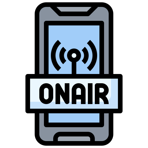 On air free icon On air free icon