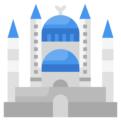 mezquita azul icono gratis