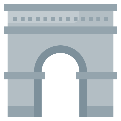 arco del triunfo icono gratis