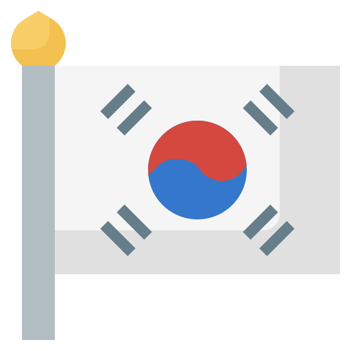 corea del sur icono gratis