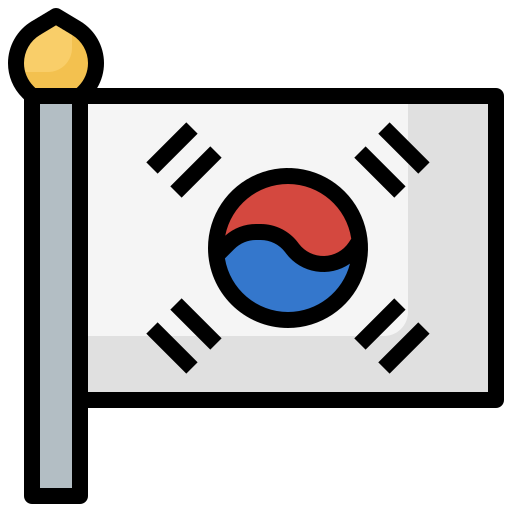 corea del sur icono gratis