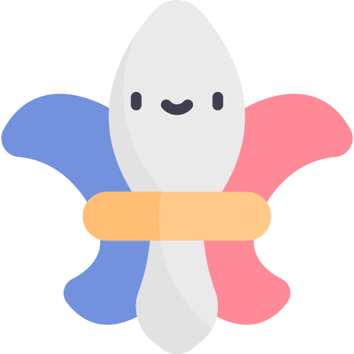 flor de lis icono gratis