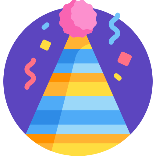 sombrero de fiesta icono gratis