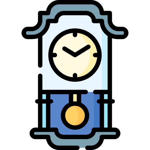 Grandfather clock free icon Grandfather clock free icon