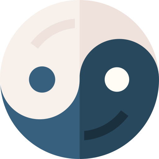 yin yang icono gratis