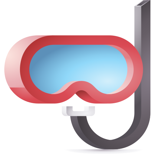 schnorchelausrüstung kostenlos Icon schnorchelausrüstung kostenlos Icon