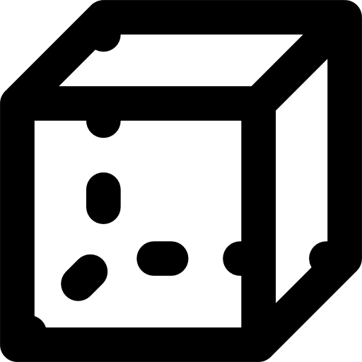 Cube Basic Black Outline icon