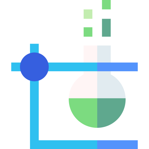 reacción química icono gratis