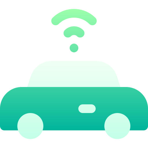 auto inteligente icono gratis