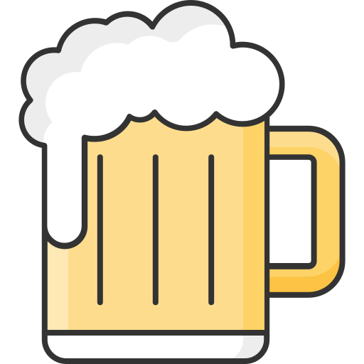 Beer mug Generic Outline Color icon