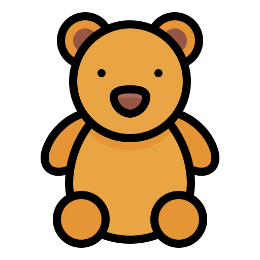 oso de peluche icono gratis