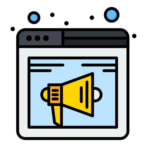 광고하는 무료 아이콘