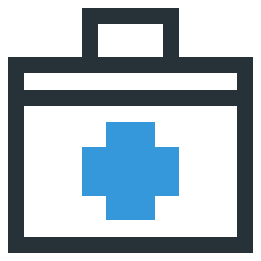 trousse de premiers secours Icône gratuit