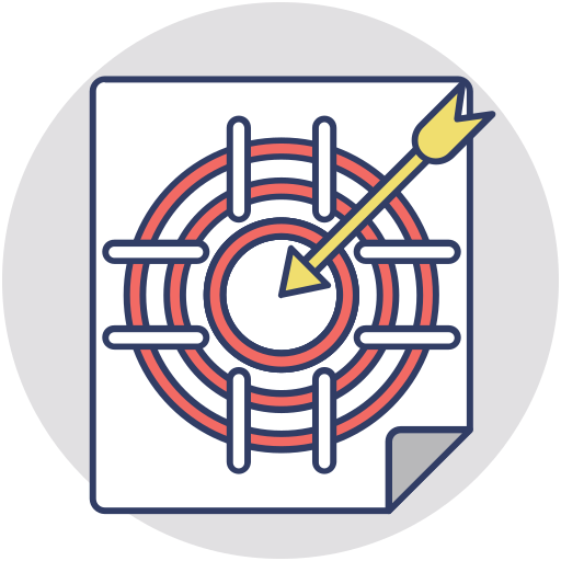 Маркетинговая стратегия бесплатно иконка