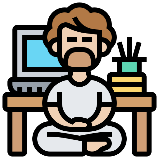 Meditation free icon