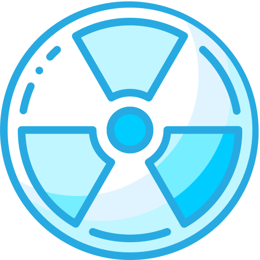 Radiation free icon