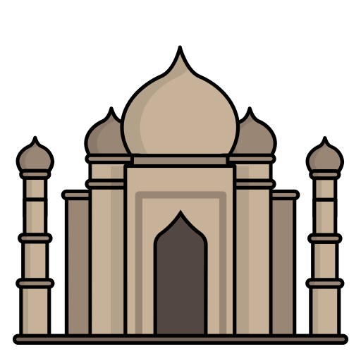 taj mahal icono gratis