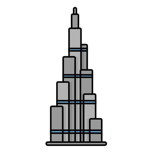 Burj khalifa - Free travel icons