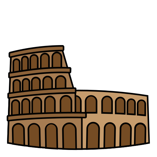 Colosseum Generic Outline Color icon