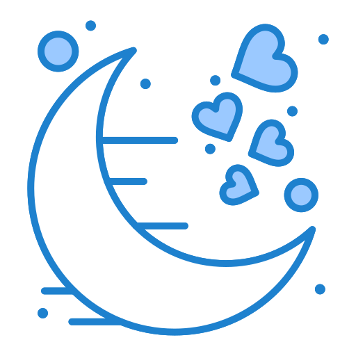 Moon - Free love and romance icons